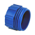 Produits chimiques industrie - Réduction de pompe pour fût de 200 lt (bleu) Gros diamètre standard