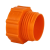 Produits chimiques industrie - Réduction de pompe pour fût de 200 lt (orange) Petit diamètre standard