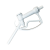 Pistolet plastique blanc sans arrêt automatique