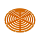 Produits chimiques industrie - Grille pour urinoir parfumée (par 20 pces)